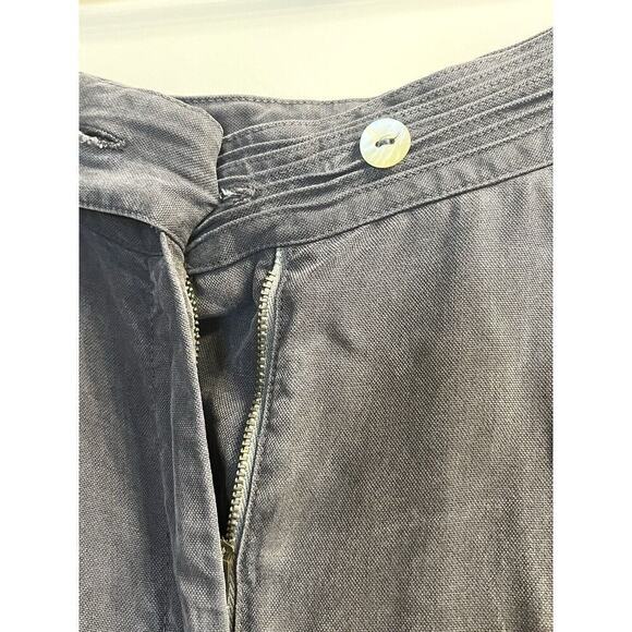 Russ Berens 100% Tencel Pintuck Pants Womens Size 8 Gray Preppy Soft - Picture 3 of 10